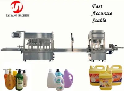 China Factory Supplier Automatic Label Production Line Liquid Filling Machine