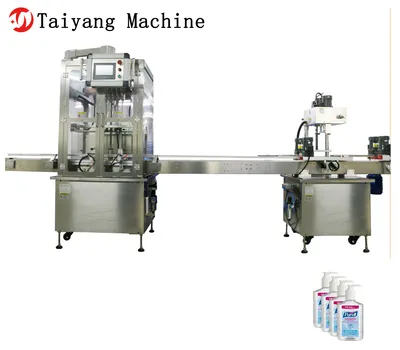 Cosmetics Filling Machinery Six Head Liquid Bottling Machine