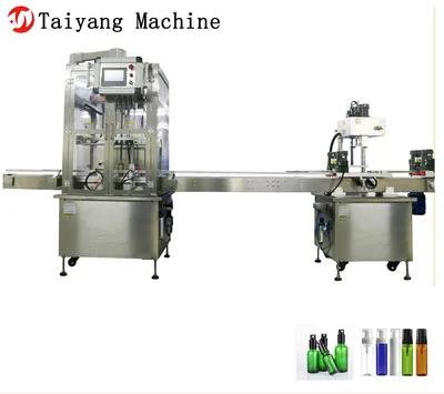High-Precision Makeup Remover Cosmetics Industry Six-Head Water Agent Machine Filling and Capping Machine