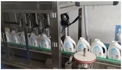 High Speed and High Precision Four - Head Filling Machine for Washing Liquid Body Wash