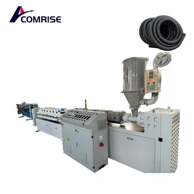 High-Quality PE PP Corrugated Pipe Making Single Wall Corrugated Pipe Machine.