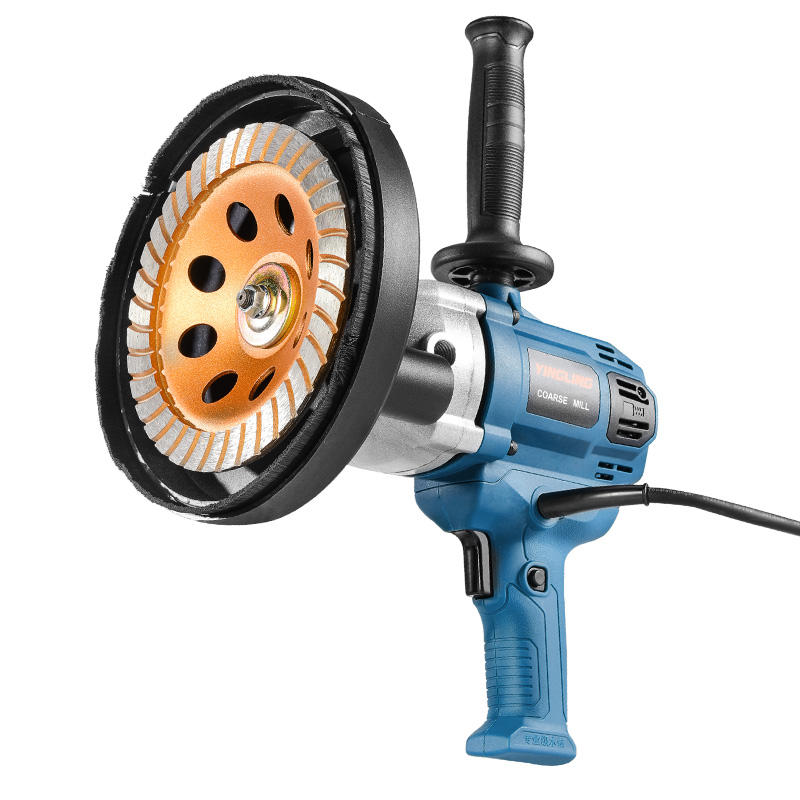 Easy to Operate Concrete Grinding Machine 2800W for Fast Grinding and Polishing of the Ground